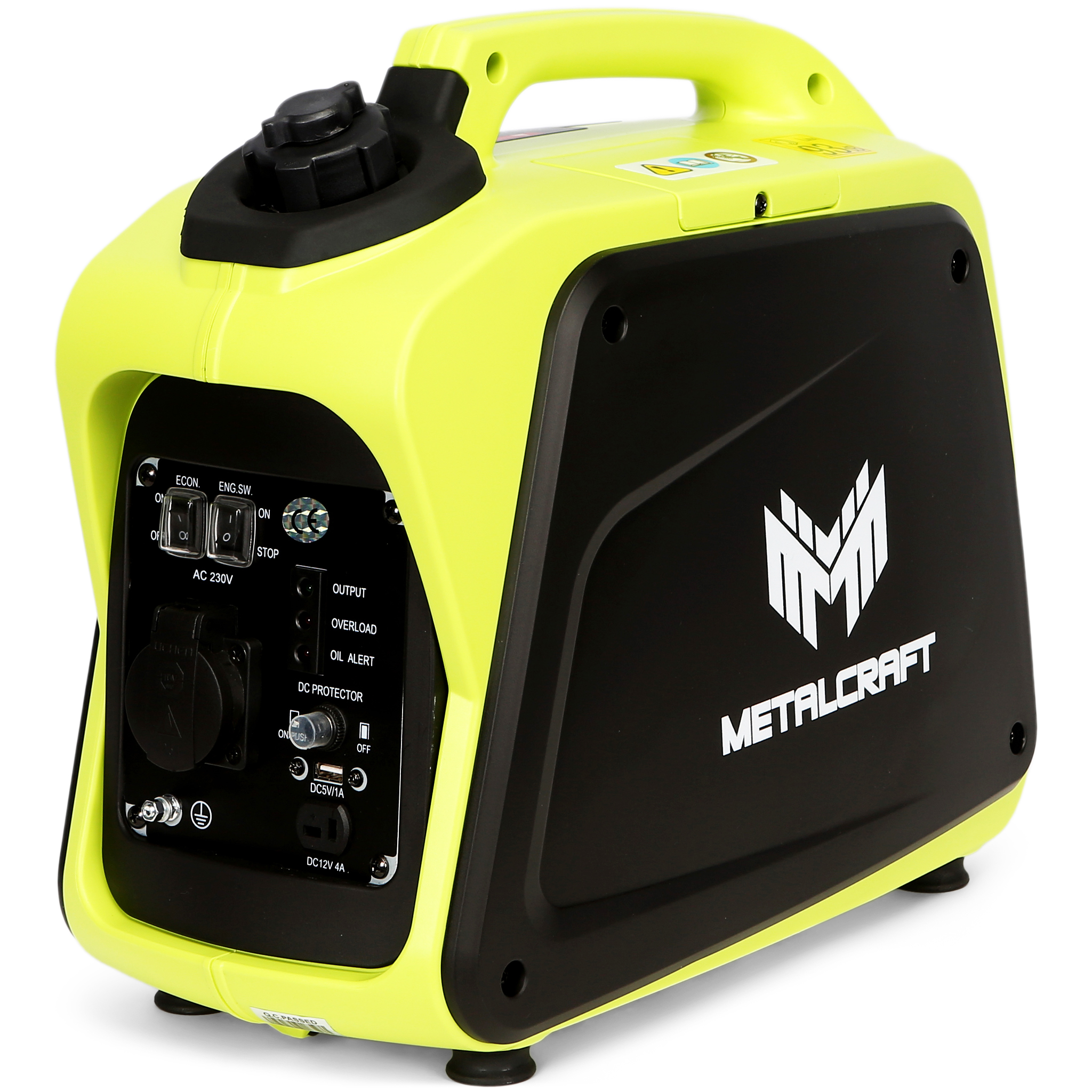 Digitalt kraftvrk 1300W | Brbar med USB-port | Metalhndvrk
