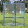Plast drivhus 0,7m | Stlramme med PVC-belgning