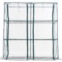 Plast drivhus 0,7m | Stlramme med PVC-belgning
