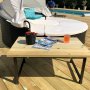 Rund solseng 230cm | Smart indbygget pudeopbevaring | Lyfco Hllviken