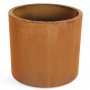 Rund plantepotte | 3 mm corten stl