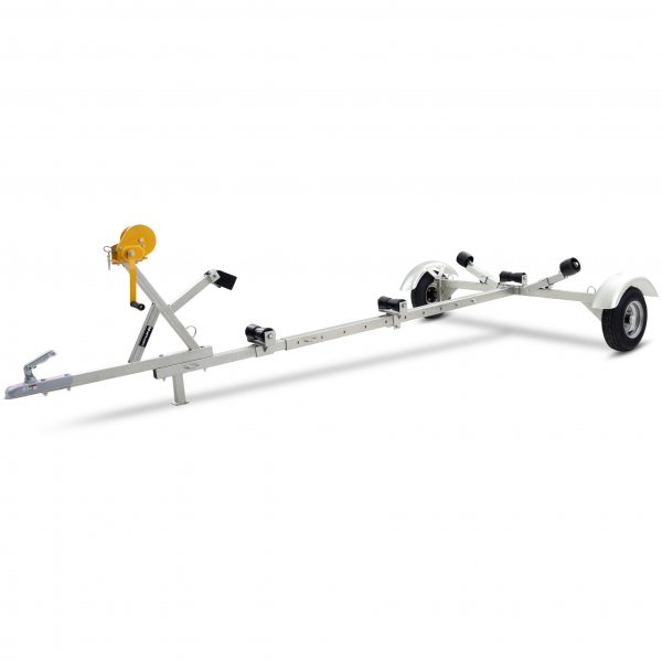 Bdtrailer med spil | Max belastning 540 kg | 469 x 180 cm