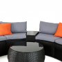 Rund lounge gruppe | Smart indbygget pudeopbevaring | Lyfco Frings