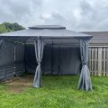 Kundebillede Pavillon 4x3m med pavillonvægge | Grå