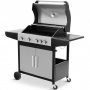Gasgrill med 4 rustfri brndere | Charleston
