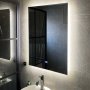 Badevrelse spejl | LED belysning | Anti-dug & berringskontrol | Rektangulr