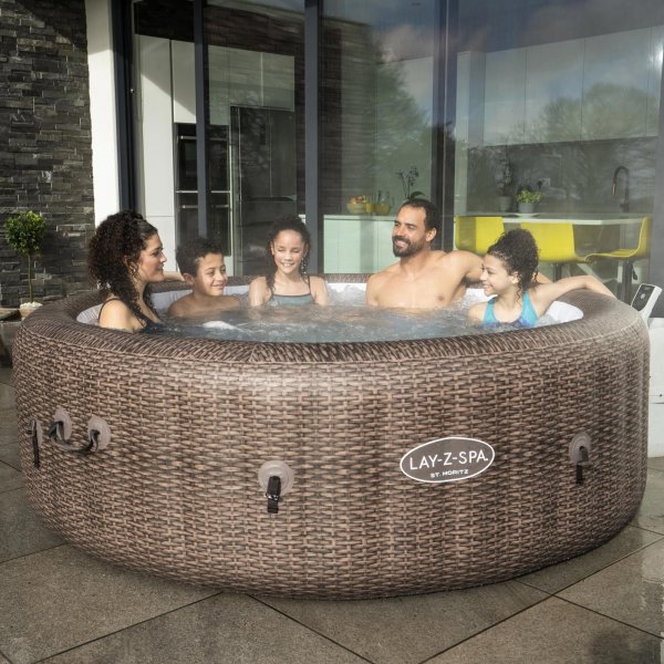 Lay-Z Spa St. Moritz AirJet | Bestway oppustelige spabad 5-7 personer